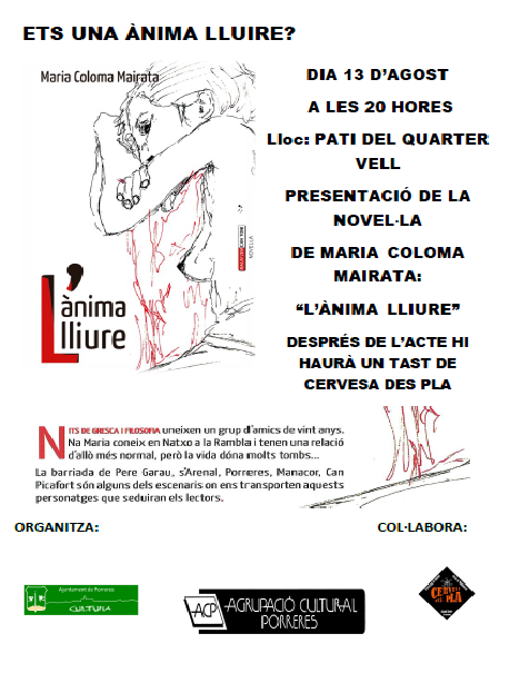 Sant Roc 2013, presentació del llibre "Ànima lliure"