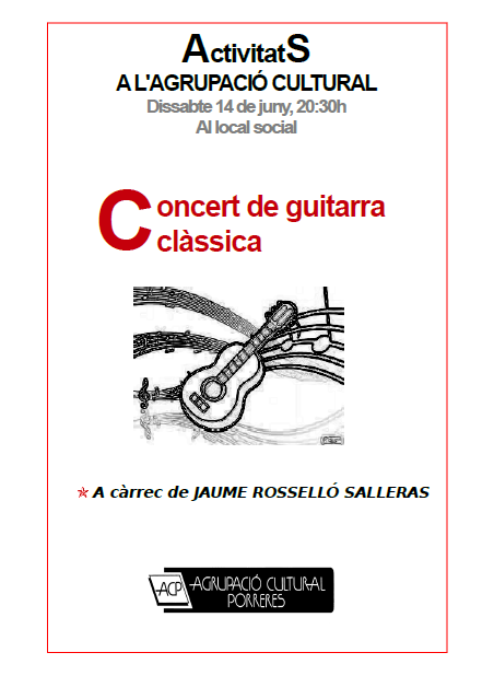Concert de guitarra clàssica