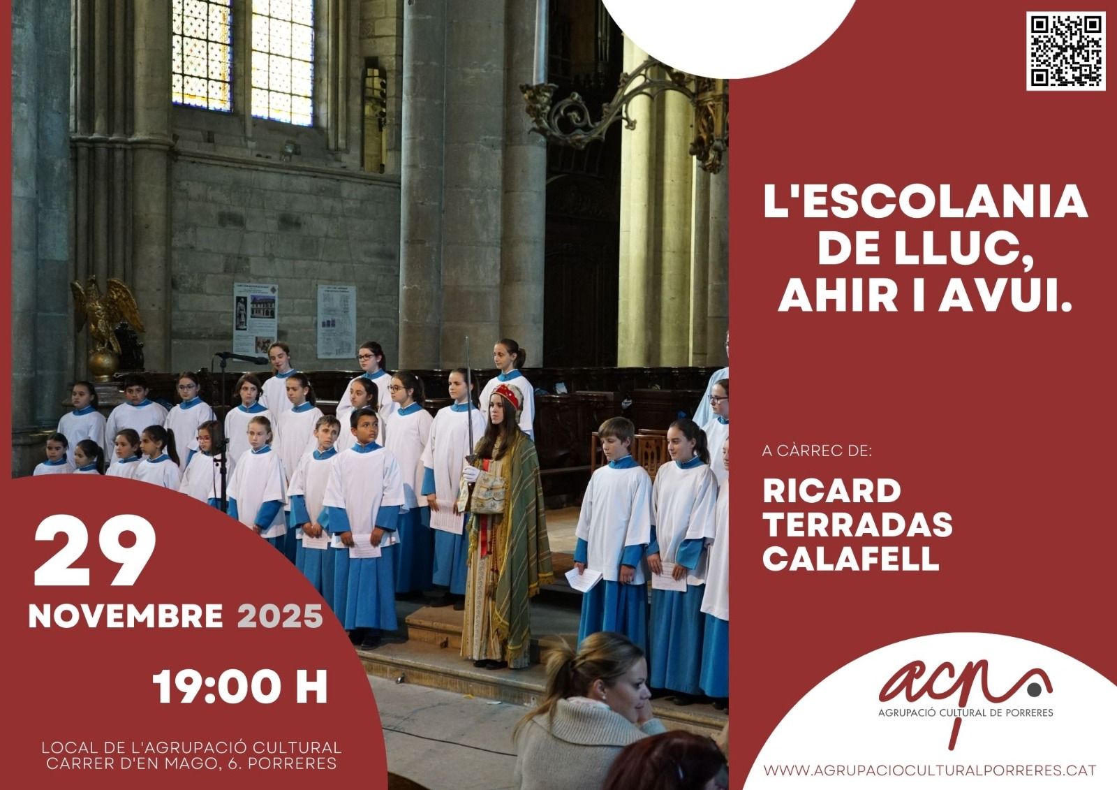 L'escolania de Lluc: ahir i avui