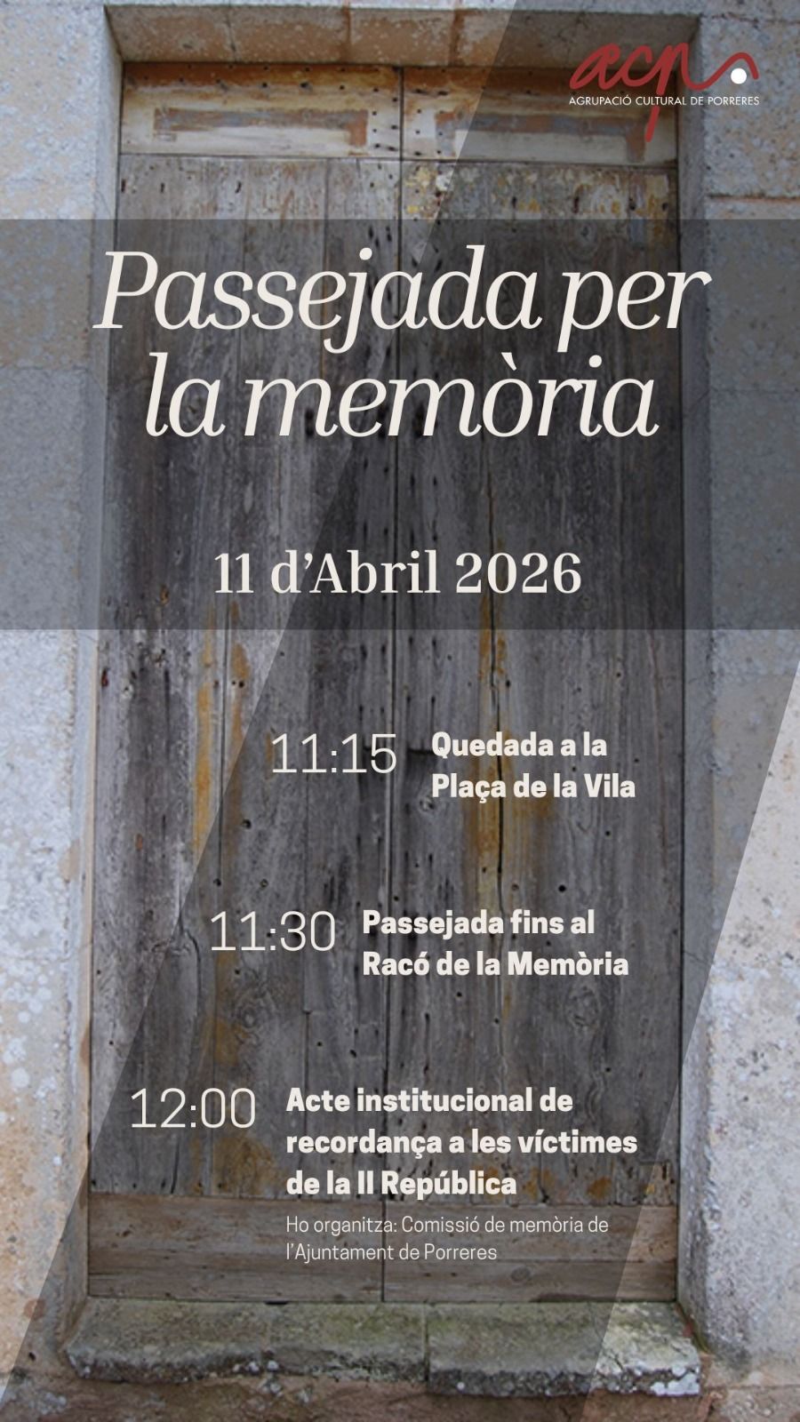 Passejada per la memòria 2026