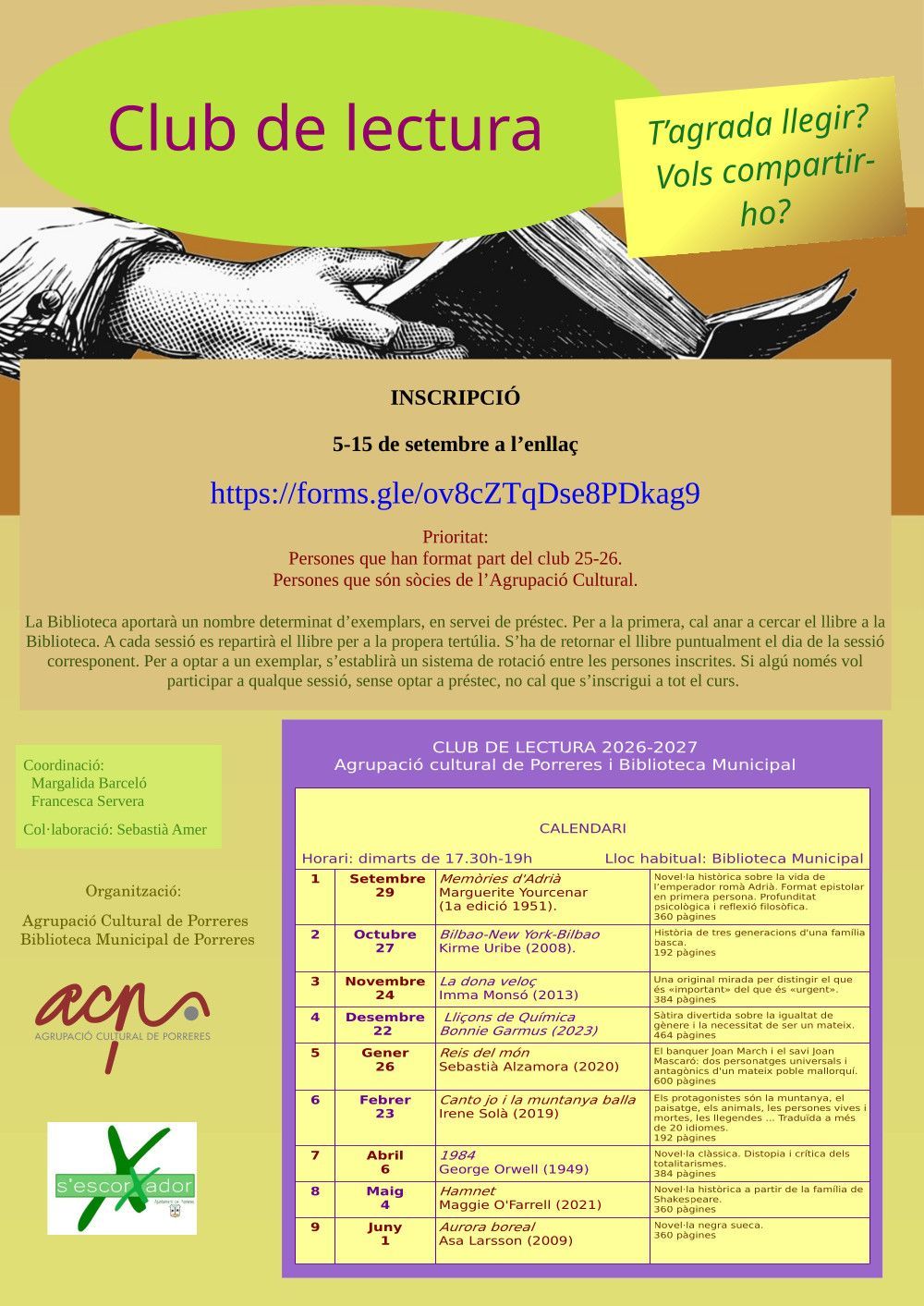 Club de lectura 26-27