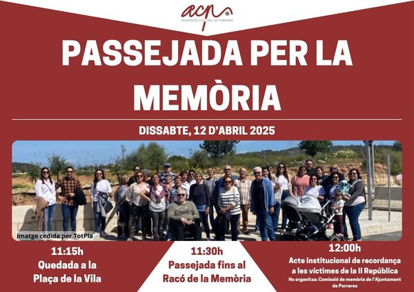 Passejada per la memòria Safata d'entrada