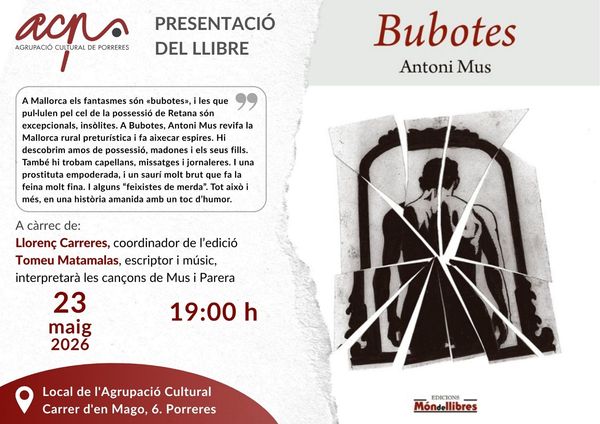 "Bubotes", d'Antoni Mus